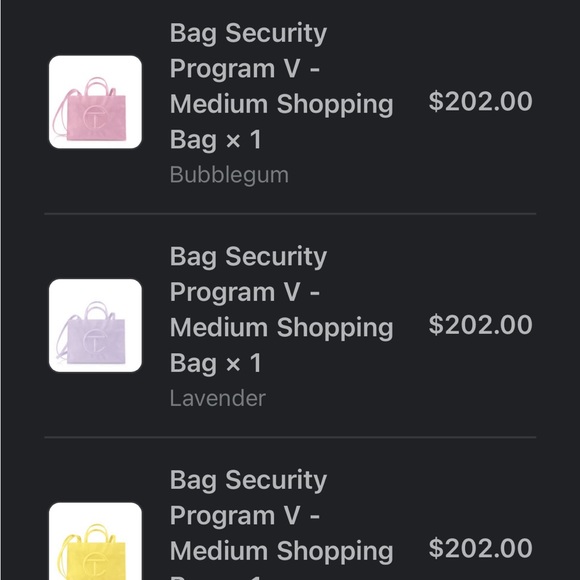 🌈NWT TELFAR margarine yellow medium shopping bag tote! - Picture 10 of 11